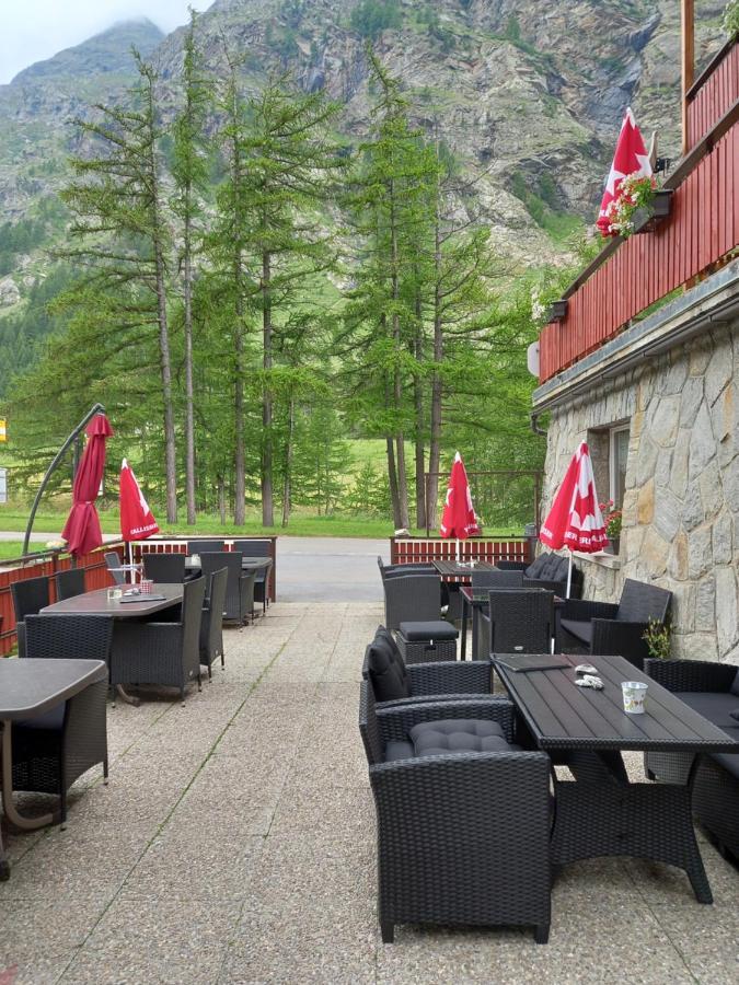 Pension Waldegg - Restaurant Saas-Almagell Exterior photo